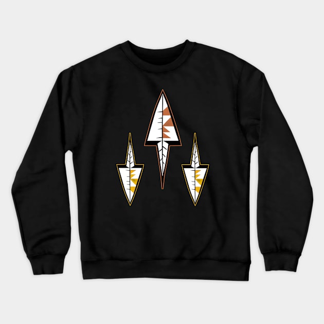 American indian arrowhead Crewneck Sweatshirt by GraphGeek